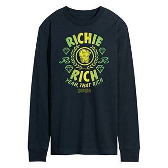 Men's Richie Rich Yeah That Rich Long Sleeve Graphic Tee