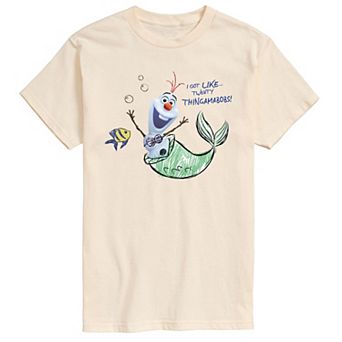 Disney's Frozen Men's Olaf Mermaid Graphic Tee