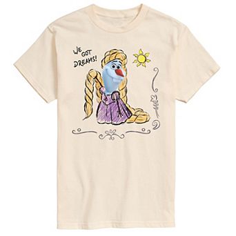 Disney's Frozen Men's Olaf Tangled Graphic Tee