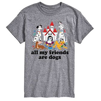 Disney's Cats & Dogs Big & Tall Friends Are Dogs Graphic Tee