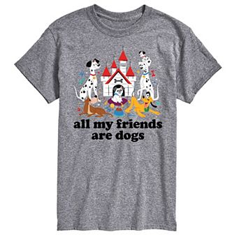 Disney's Cats & Dogs Big & Tall Friends Are Dogs Graphic Tee