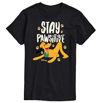 Disney's Cats & Dogs Big & Tall Stay Pawsitive Graphic Tee