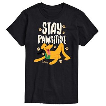 Disney's Cats & Dogs Big & Tall Stay Pawsitive Graphic Tee
