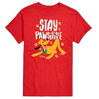 Disney's Cats & Dogs Big & Tall Stay Pawsitive Graphic Tee