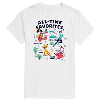 Disney's Big & Tall Classics All Time Favorites Graphic Tee