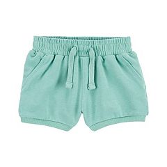 piuwrlz Shorts for Children's Boys Girls Solid Color Single Piece Short  Trousers Green Size 6-7Years 