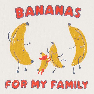 Baby Carter's Bananas For My Family Bodysuit