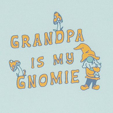 Baby Carter's Grandpa Is My Gnomie Cotton Bodysuit