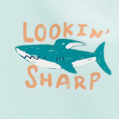 Baby Boy Carter's Shark Rash Guard Top & Shorts Swim Set