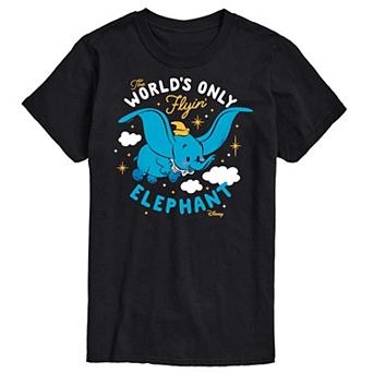 Disney's Dumbo Big & Tall Flying Elephant Graphic Tee