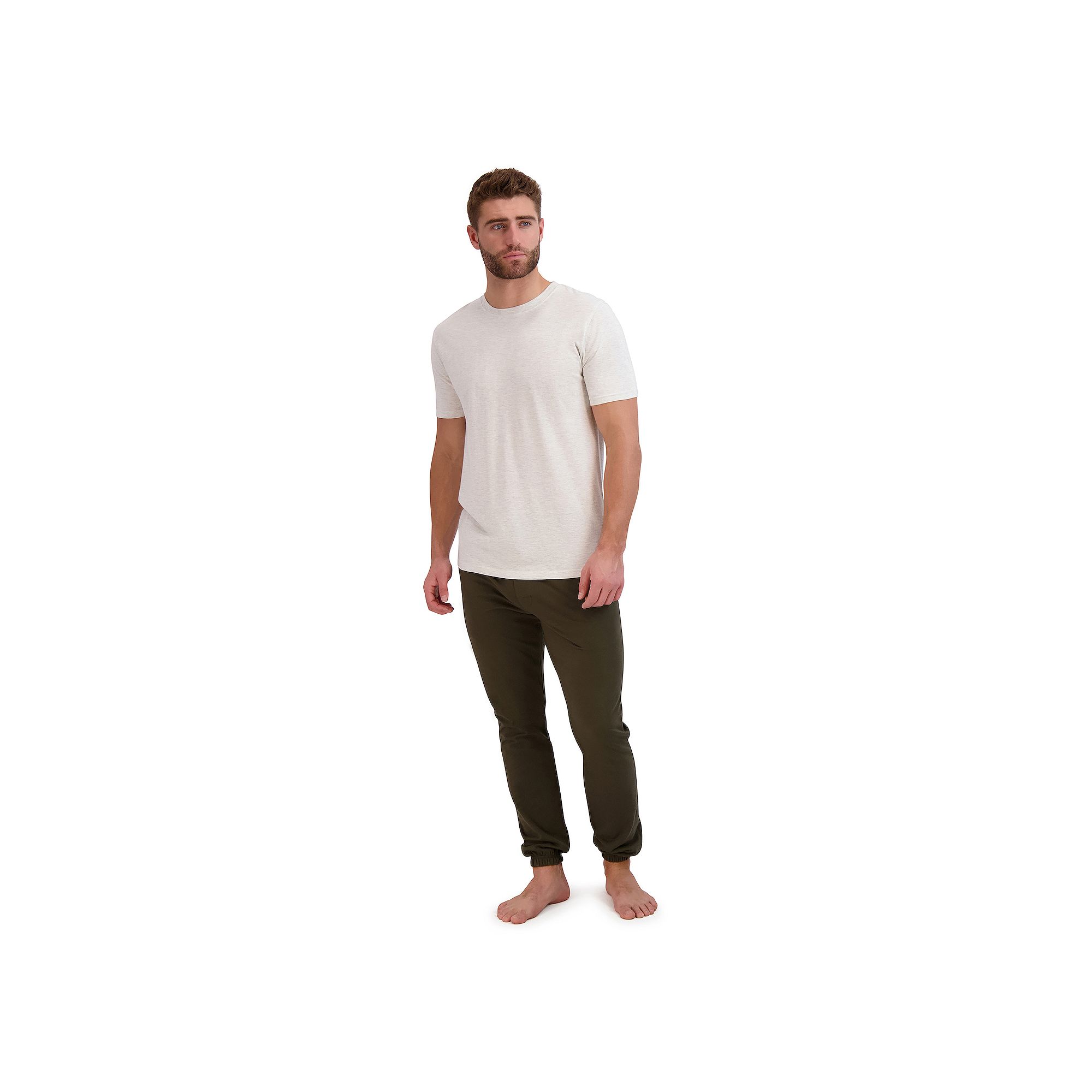 Big & Tall Hanes® Cotton Modal French Terry Pajama Set, Mens, Size: XXL, 