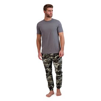 Big & Tall Hanes® Cotton Modal French Terry Pajama Set