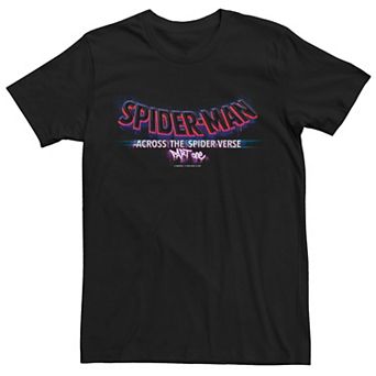 Big & Tall Spider-Man: Across The Spider-Verse: Part One Title Graphic Tee
