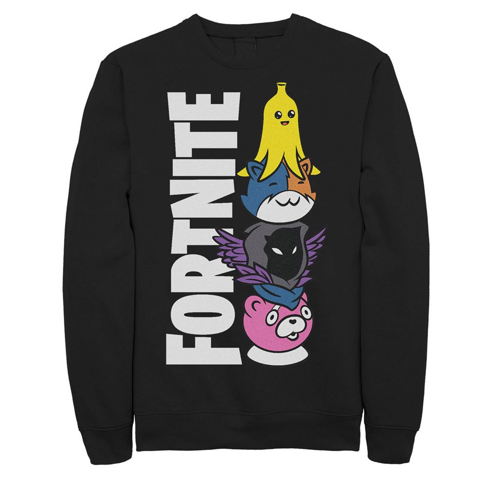 Big & Tall Fortnite Totem Stack Logo Graphic Fleece Pullover