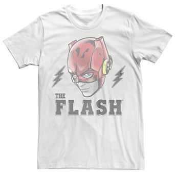 Big & Tall The Flash Helmet Logo Graphic Tee