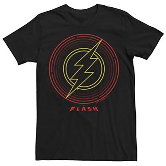 Big & Tall The Flash Logo Stamp Graphic Tee