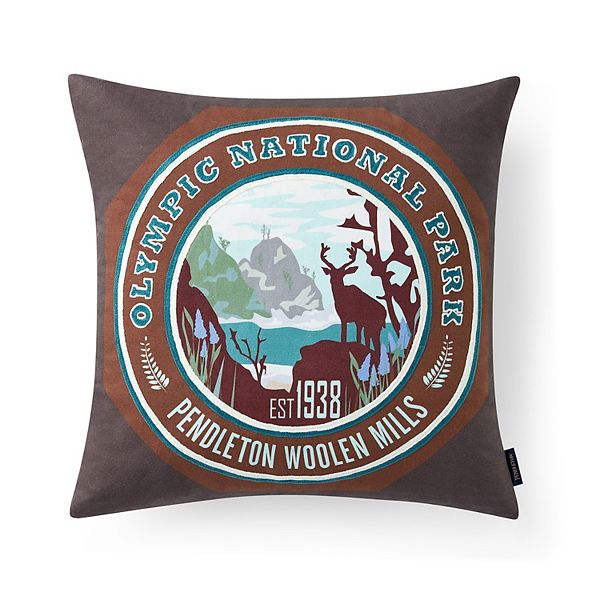 Pendleton National Park Embroidered Throw Pillow