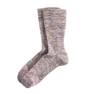 Women's Dr. Motion Space Dye Crew Compression Socks