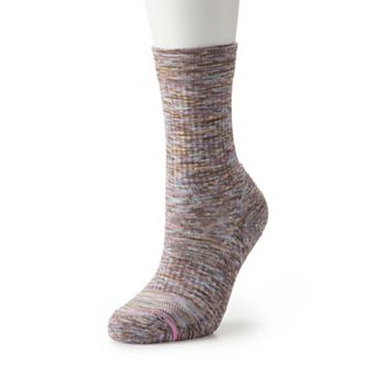 Women's Dr. Motion Space Dye Crew Compression Socks