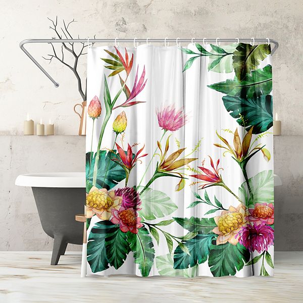 Americanflat Tropical Shower Curtain