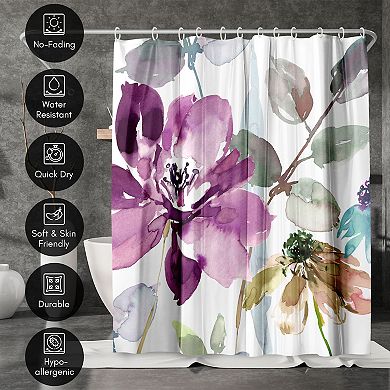 Americanflat Floral Shower Curtain