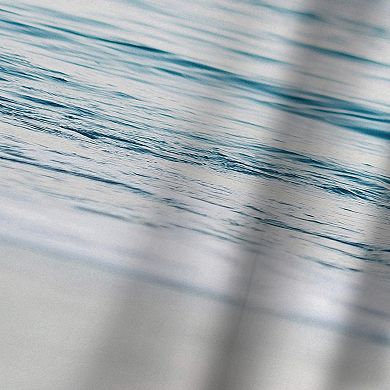 Americanflat Blue Wave And Sand Shower Curtain