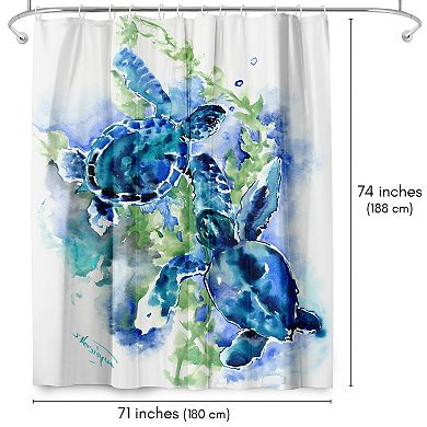 Americanflat Sea Turtles Shower Curtain