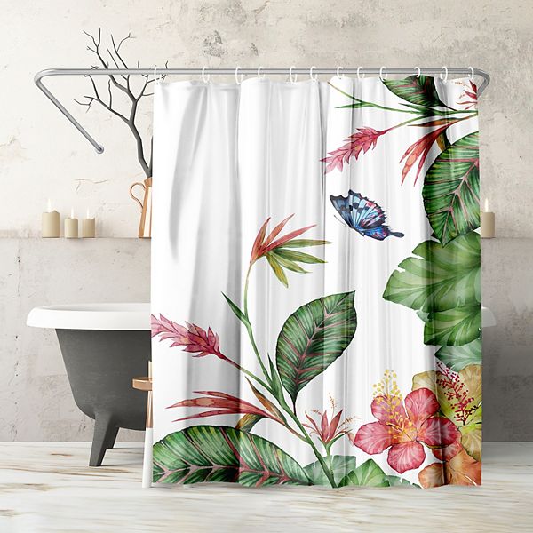 Americanflat Tropical Shower Curtain