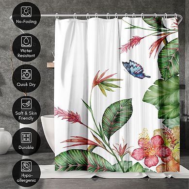 Americanflat Tropical Shower Curtain