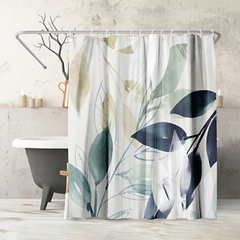 Americanflat Leaves Shower Curtain