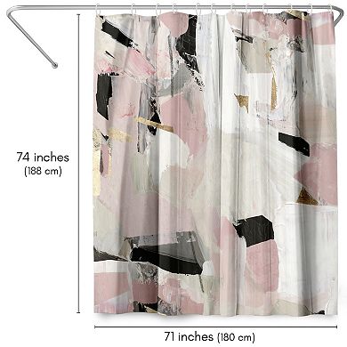 Americanflat Black Rose Shower Curtain
