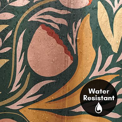 Americanflat Floral Series Shower Curtain