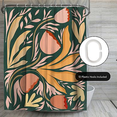 Americanflat Floral Series Shower Curtain