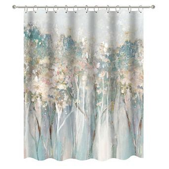 Americanflat Watercolor Forest Shower Curtain