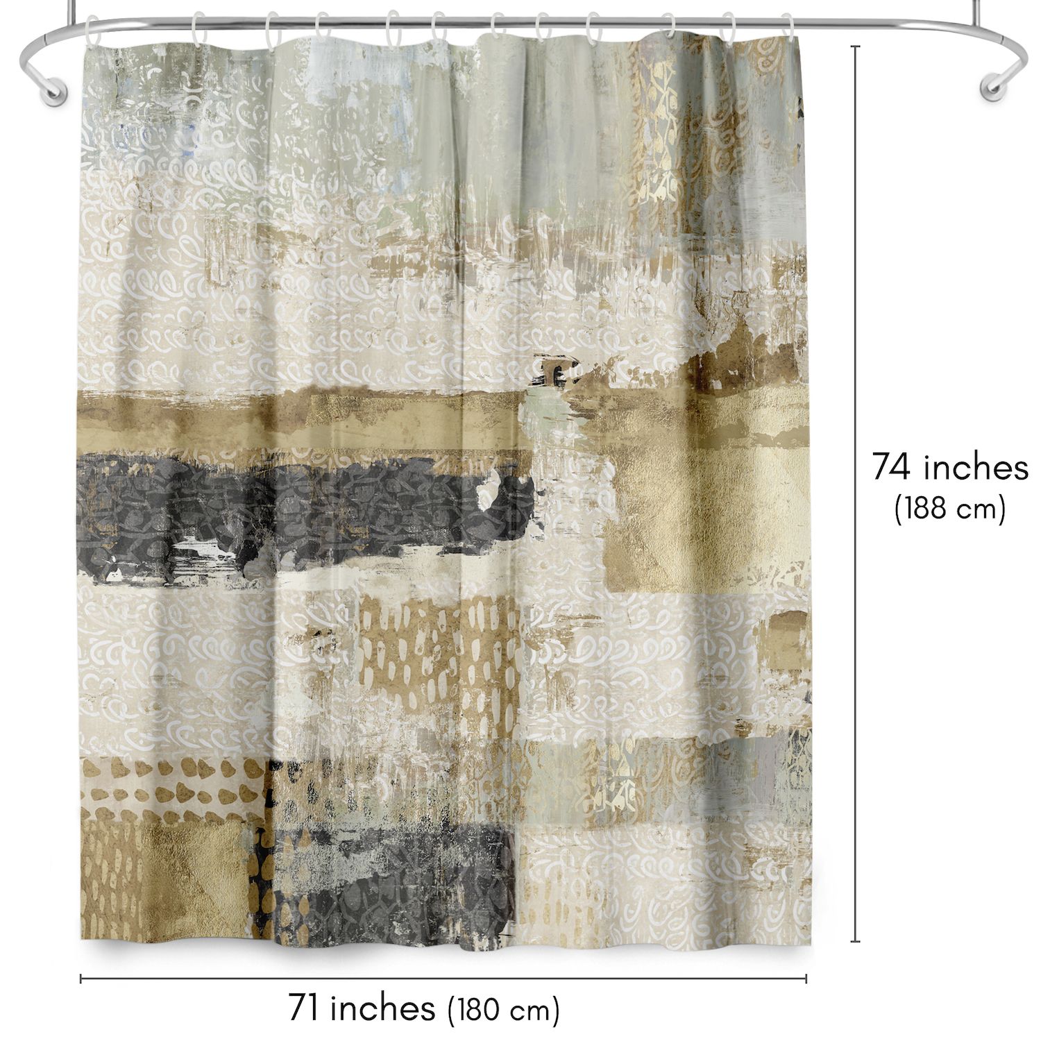Americanflat Bare II Shower Curtain - Thumbnail 3