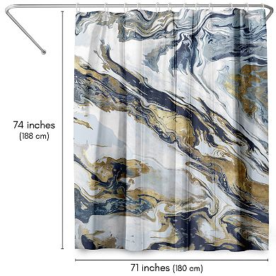 Americanflat Space Giant Shower Curtain