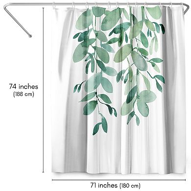 Americanflat Eucalyptus Shower Curtain
