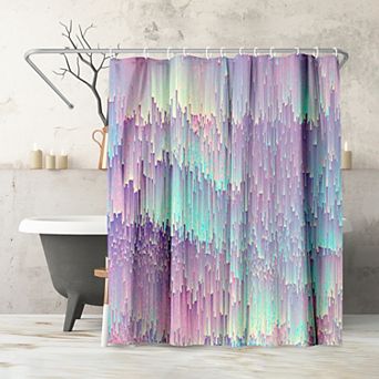 Americanflat Glitches Shower Curtain