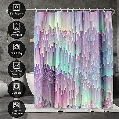 Americanflat Glitches Shower Curtain