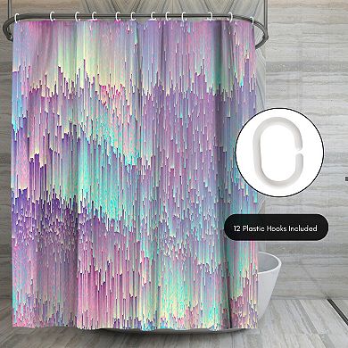 Americanflat Glitches Shower Curtain