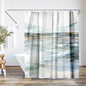 Americanflat Midnight Shower Curtain