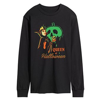 Disney's Villains Men's Queen Of Halloween Long Sleeve