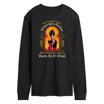 Disney Villains Men's Email Long Sleeve