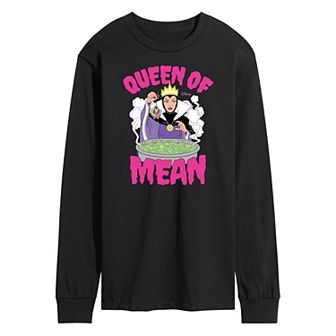 Disney Villains Men's Queen Of Mean Long Sleeve