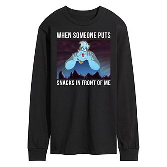 Disney Villains Men's Ursula Snacks Long Sleeve