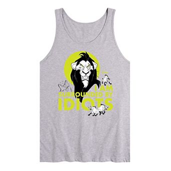 Disney Villains Men's Surrounded By Idiots Graphic Tank Top