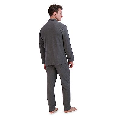 Men's Hanes Knit Pajama Shirt & Pajama Pants Set