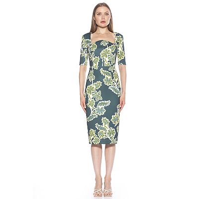 Alexia Admor Women's Freya Midi Sheath Dress, Xs