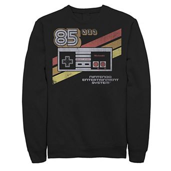 Big & Tall Nintendo Nes Controller Poster Graphic Fleece Pullover