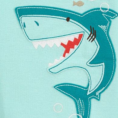 Baby & Toddler Boy Carter's 4-Piece Shark Print Shirts & Shorts Pajama Set